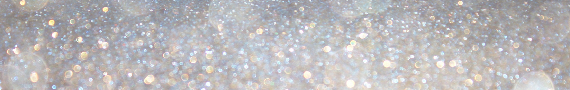 Silver and gold sparkle banner image