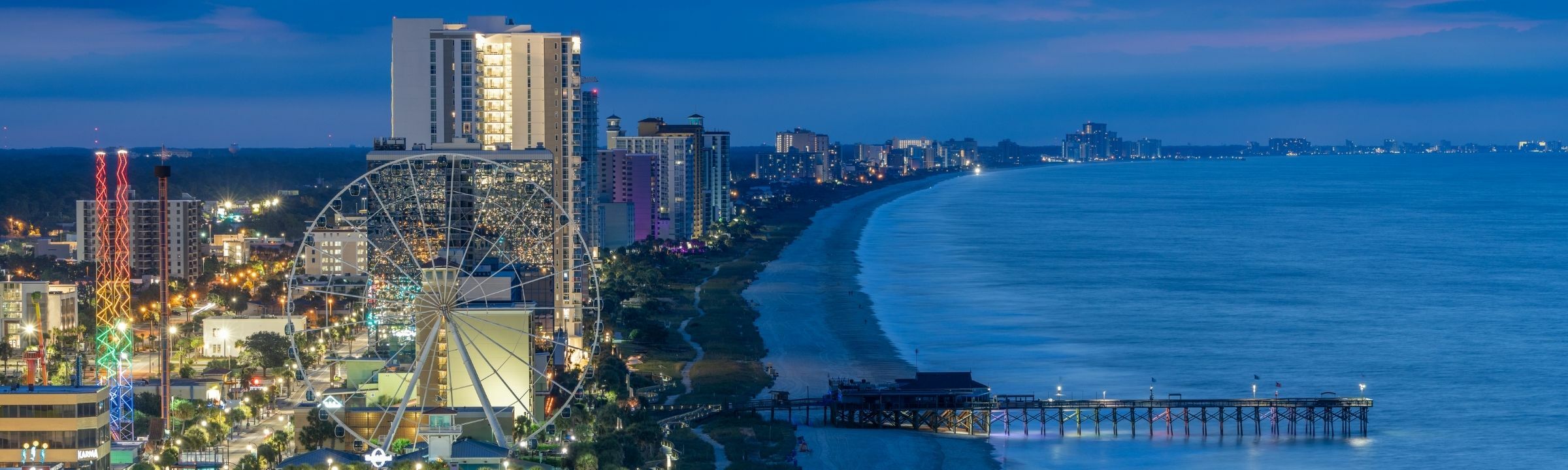 Myrtle Beach South Carolina coastline