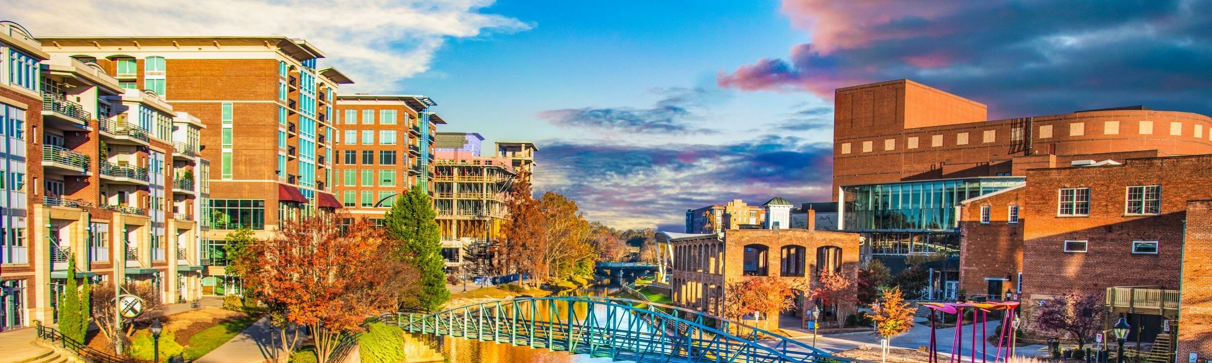 Greenville South Carolina downtown cityscape